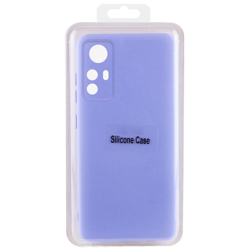 Купить Чехол Silicone Cover Lakshmi Full Camera (AA) для Xiaomi Redmi Note 12S (Сиреневый / Dasheen) на vchehle.ua