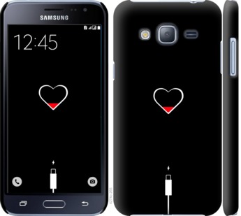 

Чехол Подзарядка сердца для Samsung Galaxy J3 Duos (2016) J320H 721113