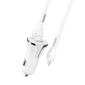 АЗП Hoco Z31 QC3.0 (2USB/3.4A) + microUSB