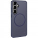 TPU+PC чехол Metal Buttons with  Magnetic Safe Colorful для Samsung Galaxy S24 (Синий / Navy Blue)