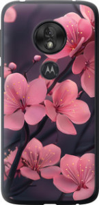 Чохол Пурпурна сакура на Motorola Moto G7 Play