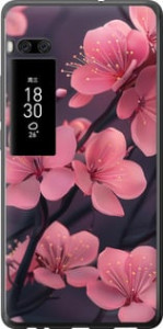 Чехол Пурпурная сакура для Meizu Pro 7 Plus