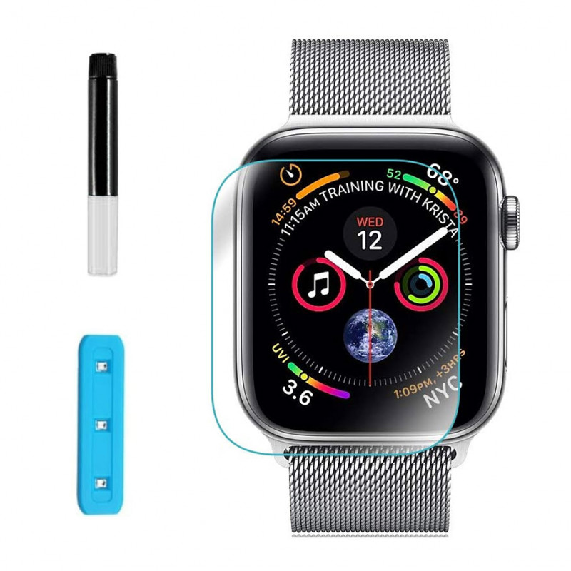 

Захисне 3D скло Nano Optics з УФ лампою на Apple Watch 44mm (Прозорий) 897387