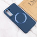 TPU чехол Bonbon Metal Style with Magnetic safe для Samsung Galaxy S21 FE (Синий / Cosmos Blue) в магазине vchehle.ua