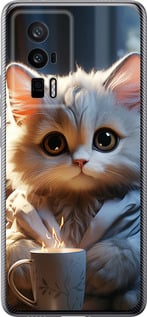 Чохол White cat на Xiaomi Poco F5 Pro 5G