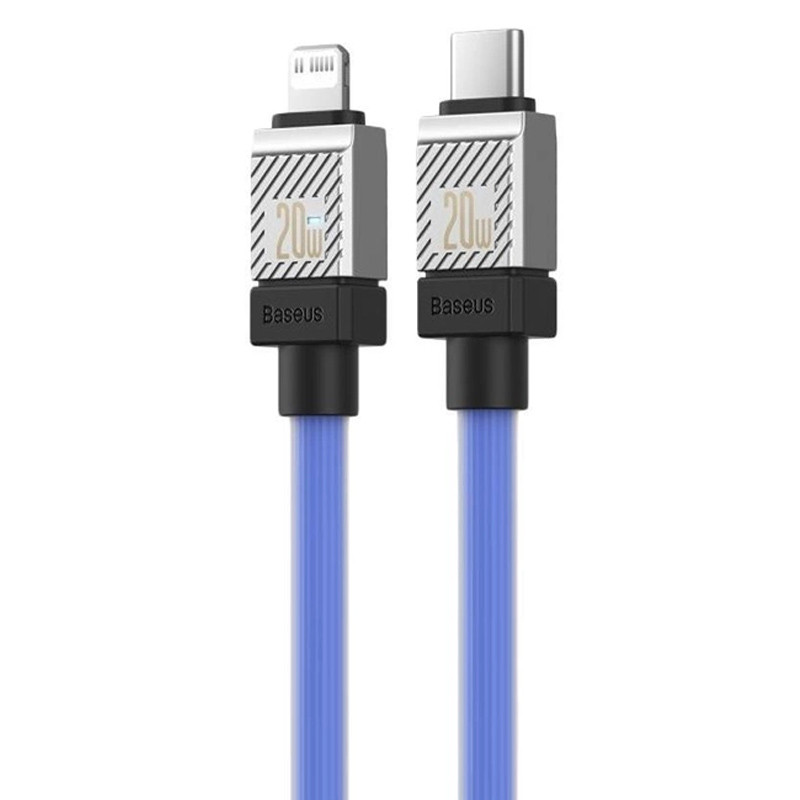 Дата кабель Baseus CoolPlay Series Type-C to Lightning 20W (1m) (CAKW00000) (Blue) в магазині vchehle.ua