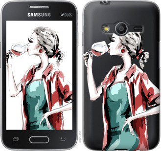 

Чохол Дівчина з келихом на Samsung Galaxy Ace 4 G313 841408