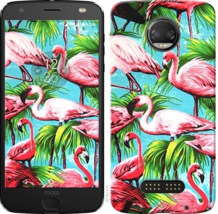 

Чехол Tropical background для Motorola Moto G5 PLUS 702662