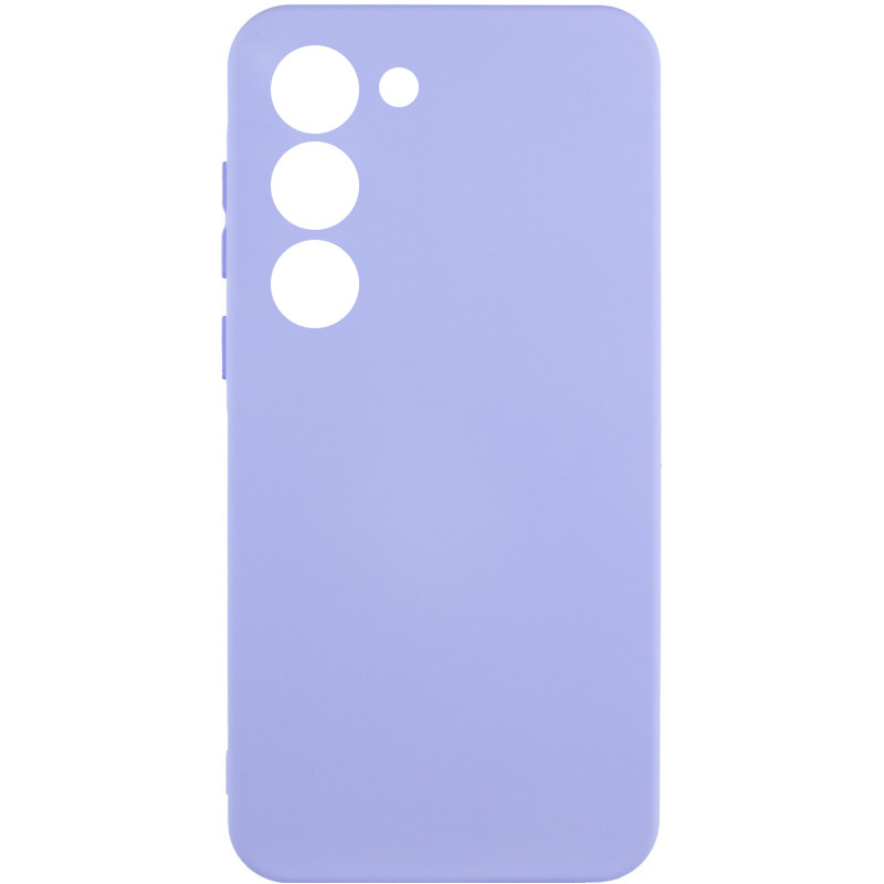 Чехол Silicone Cover Lakshmi Full Camera (A) для Samsung Galaxy S23 (Сиреневый / Dasheen)