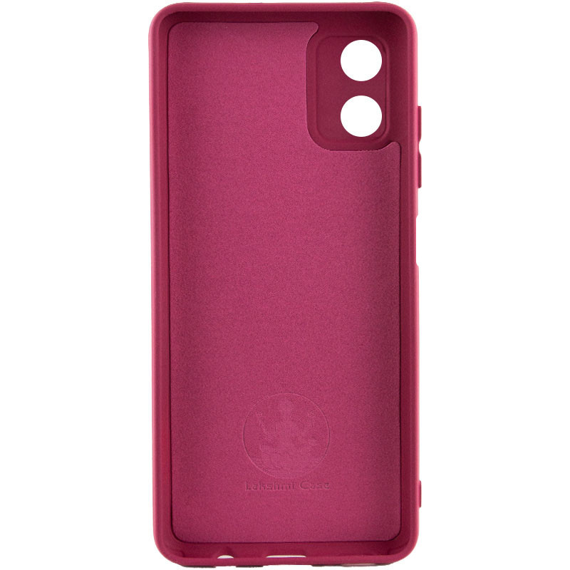 Фото Чохол Silicone Cover Lakshmi Full Camera (A) на Motorola Moto G04 / E14 (Бордовий / Marsala) на vchehle.ua