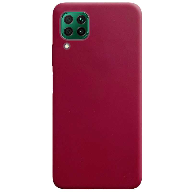

Силіконовий чохол Candy на Huawei P40 Lite (Бордовий) 1086767