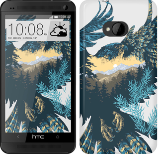 

Чохол Арт-орел на тлі природи на HTC One M7 239159