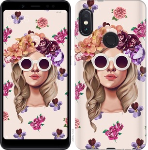 

Чохол Дівчина з квітами v2 на Xiaomi Redmi Note 6 Pro 670891