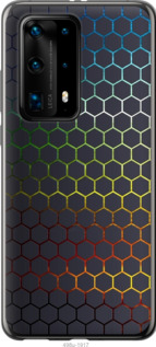 Чехол Переливающиеся соты для Huawei P40 Pro Plus