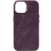 Чохол Denim with Magnetic safe на Apple iPhone 15 (6.1") (Deep Purple)