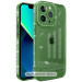 Чохол TPU Starfall Clear на Samsung Galaxy S21 FE (Зелений)