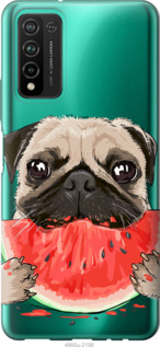 

Чохол Мопс і кавун на Huawei Honor 10X Lite 1142705