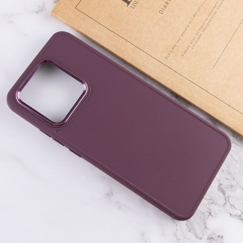 Фото TPU чохол Bonbon Metal Style на Xiaomi Redmi 10C (Бордовий / Plum) в маназині vchehle.ua