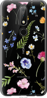 

Чехол Цветочный фон v2 для Nokia 6.1 Plus 1440575
