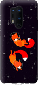 Чехол Лисички в космосе для OnePlus 8 Pro