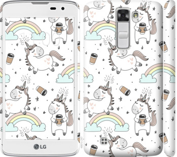 

Чохол Єдиноріг і кава на LG K8 K350E 840856