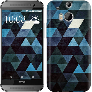 

Чехол Треугольники для HTC One M8 79753
