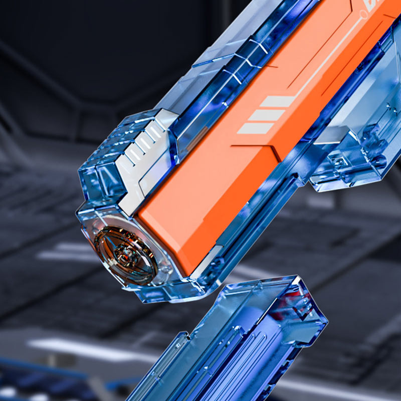 Водный аккумуляторный пистолет Water Gun 66-35 (500ml) with lithium battery (Blue / Orange) в магазине vchehle.ua