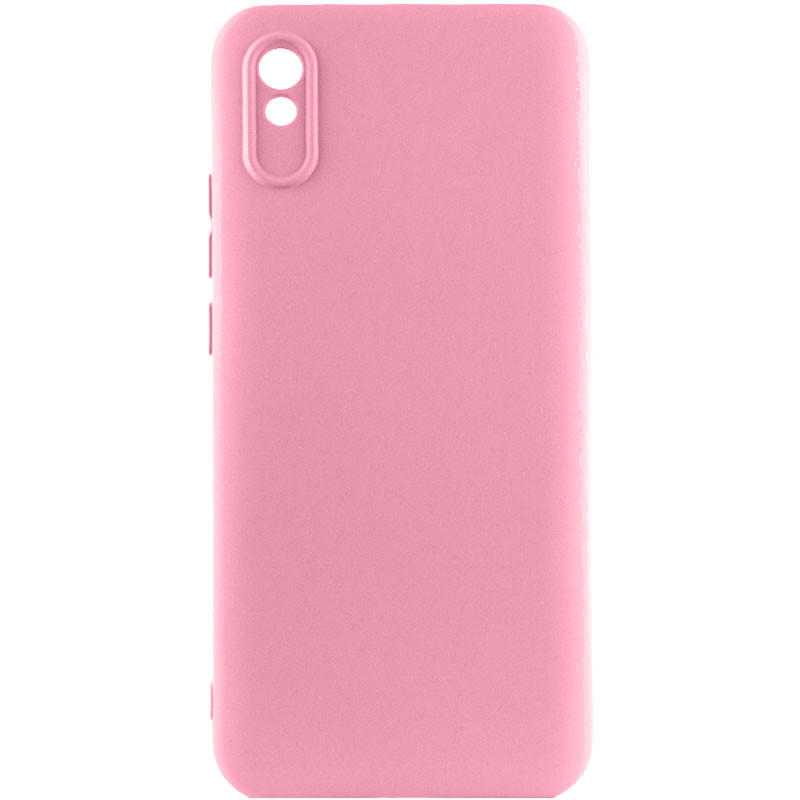 Чохол Silicone Cover Lakshmi Full Camera (A) на Xiaomi Redmi 9A (Рожевий / Pink)