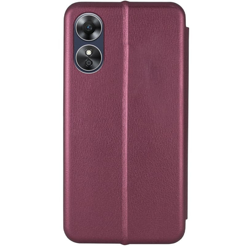 Фото Шкіряний чохол (книжка) Classy на Oppo A17 / A17K (Бордовий) на vchehle.ua