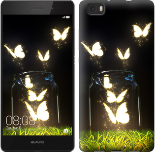 

Чехол Бабочки для Huawei Ascend P8 Lite 198663