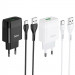 СЗУ Hoco C72A Glorious 2.1A (1USB-A) + кабель USB to Type-C