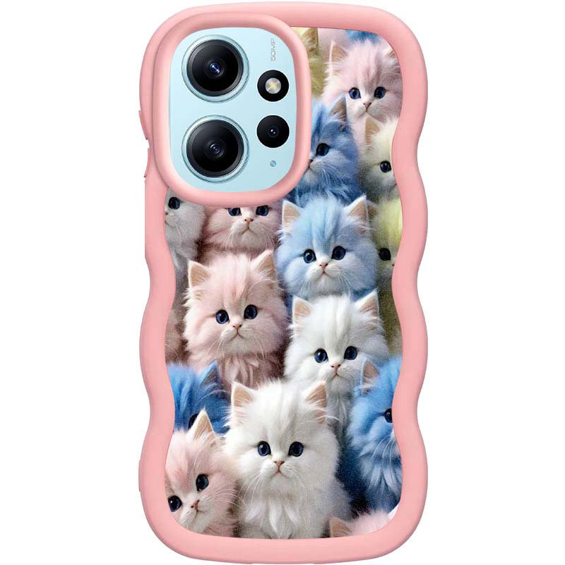Чохол TPU Cloudy Pictures на Xiaomi Redmi Note 12 4G (Kittens)