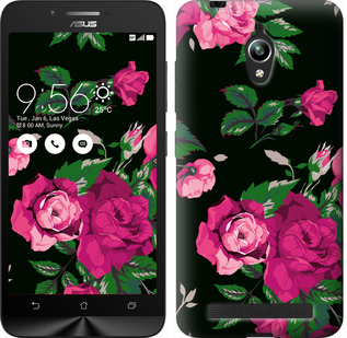 

Чохол Троянди на чорному тлі на Asus Zenfone Go ZC500TG 547165