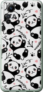Чохол Панди на Xiaomi Redmi Note 12S