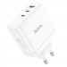 Фото СЗУ Hoco N30 Glory PD65W (2Type-C/1USB) (White) на vchehle.ua