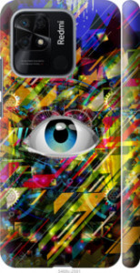 Чехол Абстрактный глаз для Xiaomi Redmi 10C