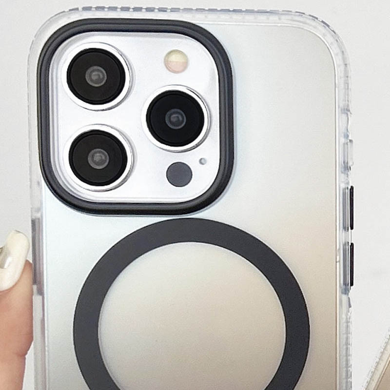 Фото Чохол TPU+PC Phantom with Magnetic Safe на Apple iPhone 13 Pro Max (6.7") (Black) в маназині vchehle.ua