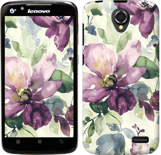 

Чехол Цветы акварелью для Lenovo A388t 296462