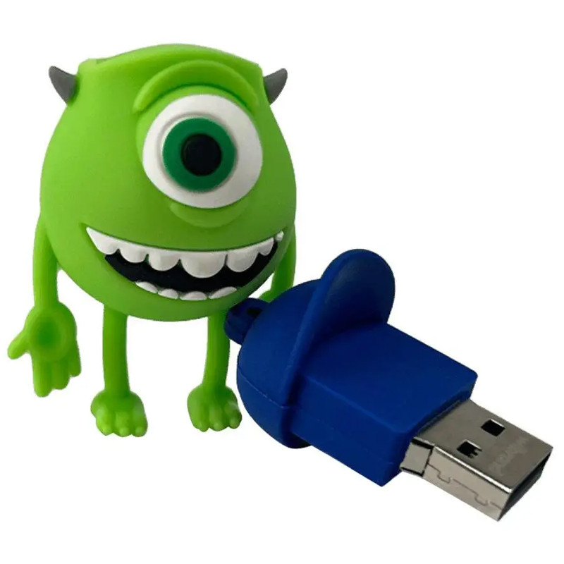 Купити Флеш накопичувач USB 2.0 Wibrand Mike Wazowski 16GB (Green) на vchehle.ua