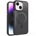 Чехол TPU+PC Carbon Mirage with Magnetic safe для Apple iPhone 13 / 14 (6.1") (Black)