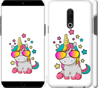 

Чохол Єдиноріг в окулярах на Meizu 15 Plus 911747