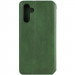 Фото Кожаный чехол-книжка GETMAN Cubic (PU) для Samsung Galaxy A24 4G (Зеленый) на vchehle.ua