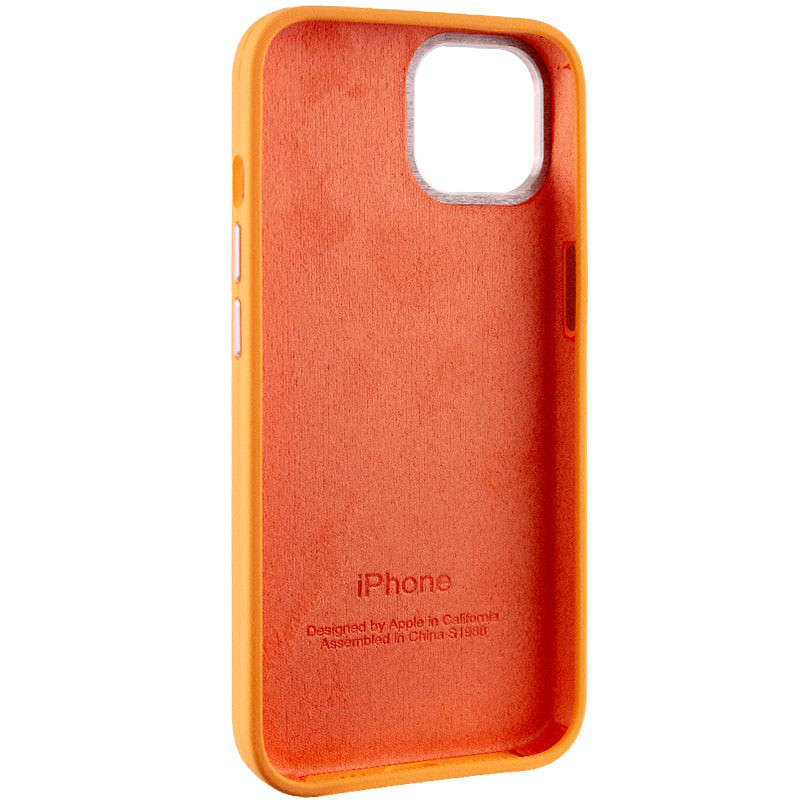Замовити Чохол Silicone Case Metal Buttons (AA) на Apple iPhone 14 (6.1") (Помаранчевий / Marigold) на vchehle.ua
