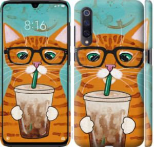 Чехол Зеленоглазый кот в очках для Meizu 16S