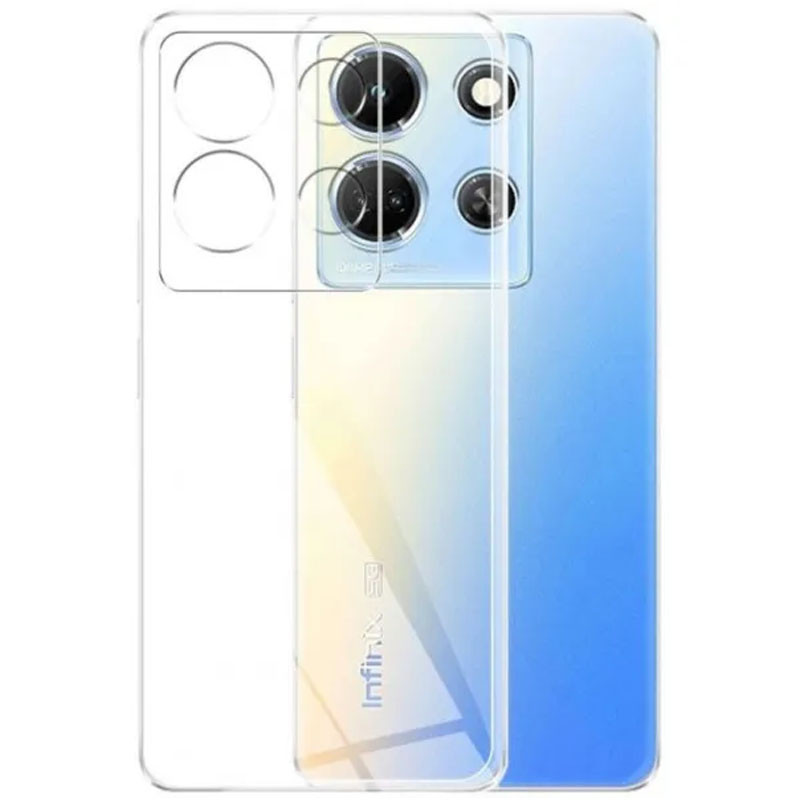 TPU чохол Epic Transparent 1,5mm Full Camera на Infinix Note 30 Pro NFC (X678B)