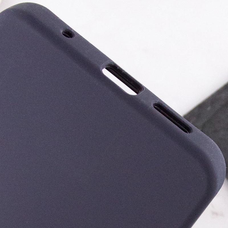 Купити Чохол Silicone Cover Lakshmi Full Camera (AAA) with Logo на Xiaomi Redmi Note 12 4G (Темно-синій / Midnight blue) на vchehle.ua