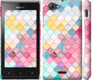 

Чохол Барвиста черепиця на Sony Xperia J ST26i 335042