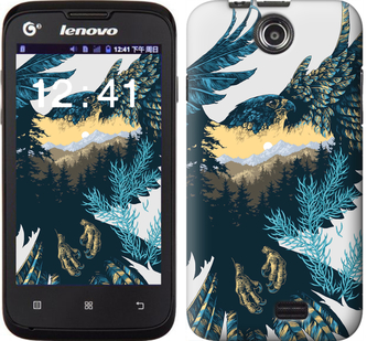 

Чохол Арт-орел на тлі природи на Lenovo A300 239180