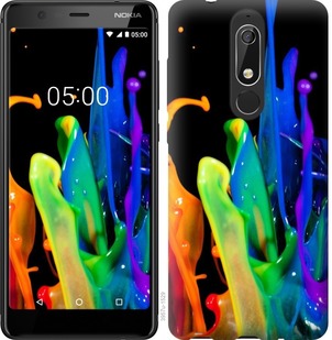 

Чехол брызги краски для Nokia 5.1 674654