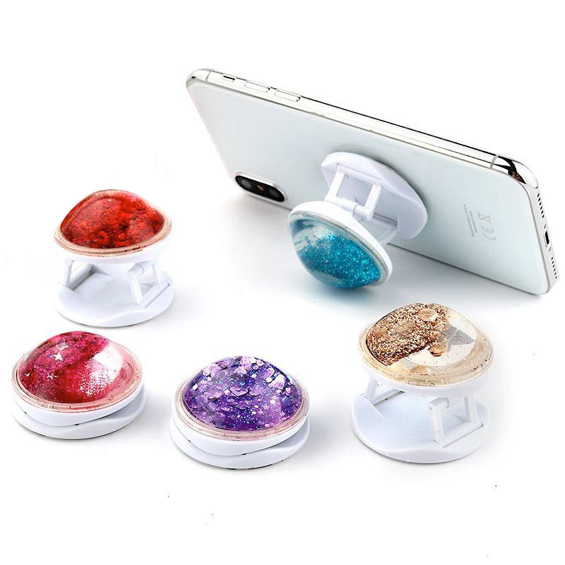 Тримач на телефона попсокет (Popsocket) (переливчасті блискітки)